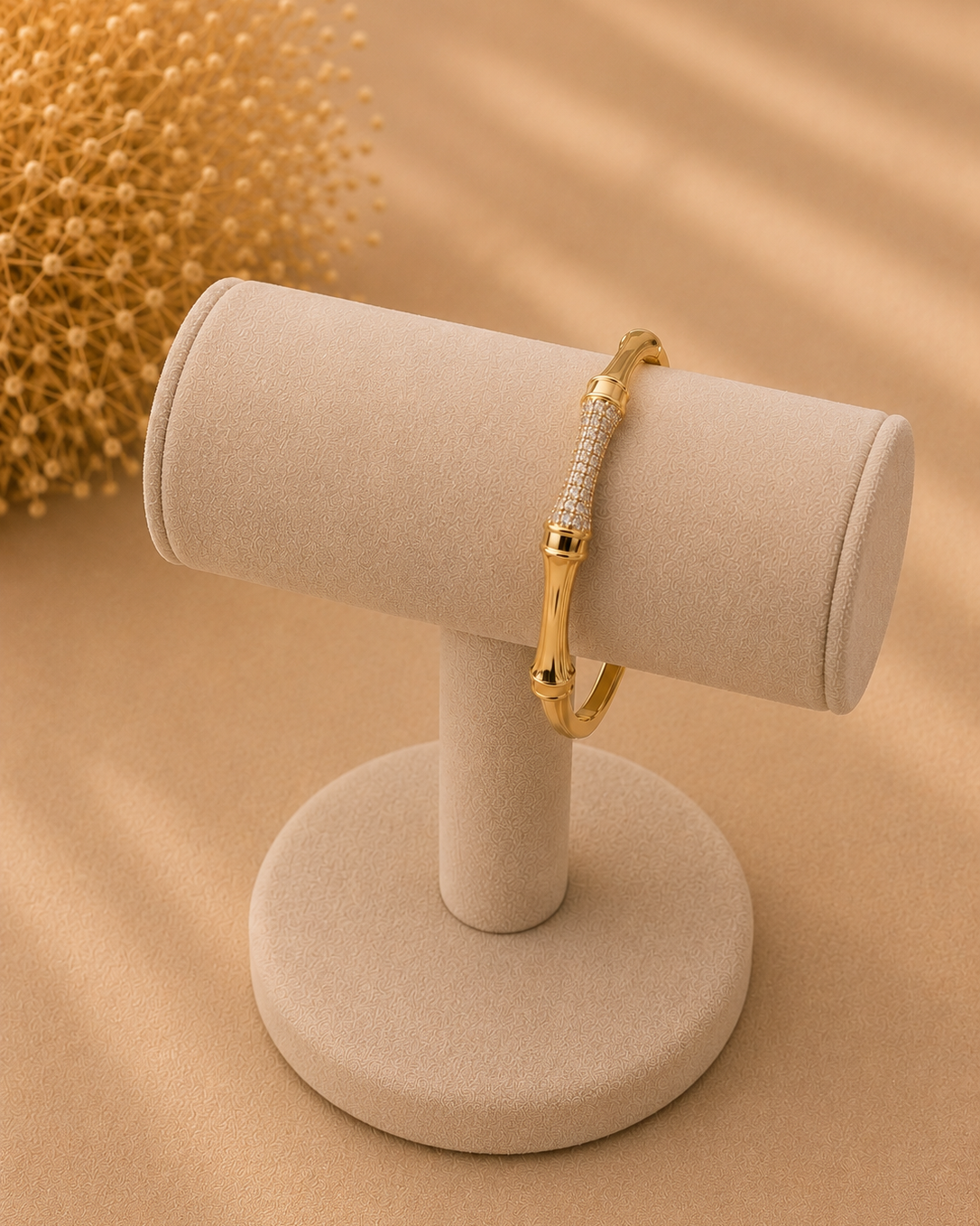 Armreif mit Bambus-Design