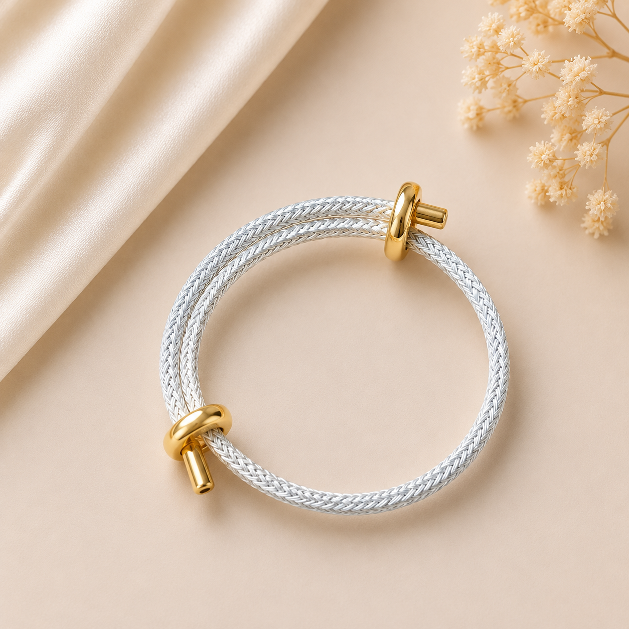 Wickelarmband Weiß