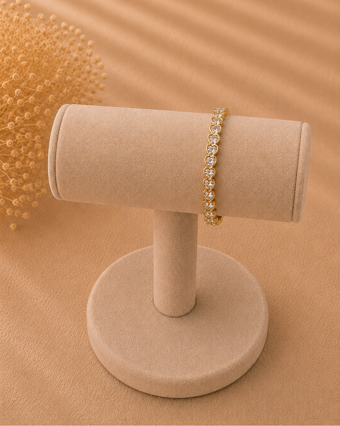 Armband mit Herzreihen-Design