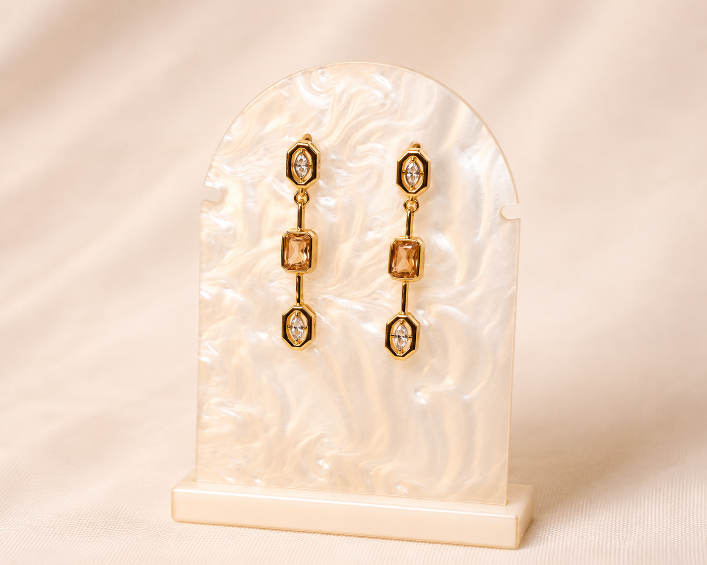 Ohrring mit Kristallsteine