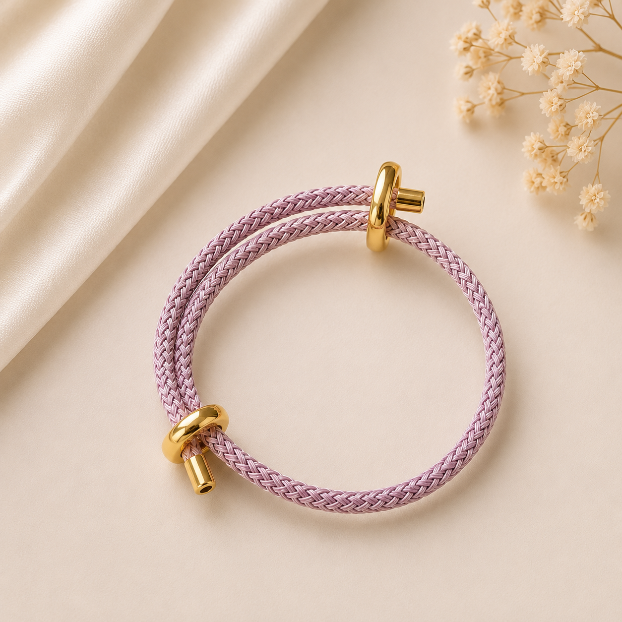 Wickelarmband Altrosa