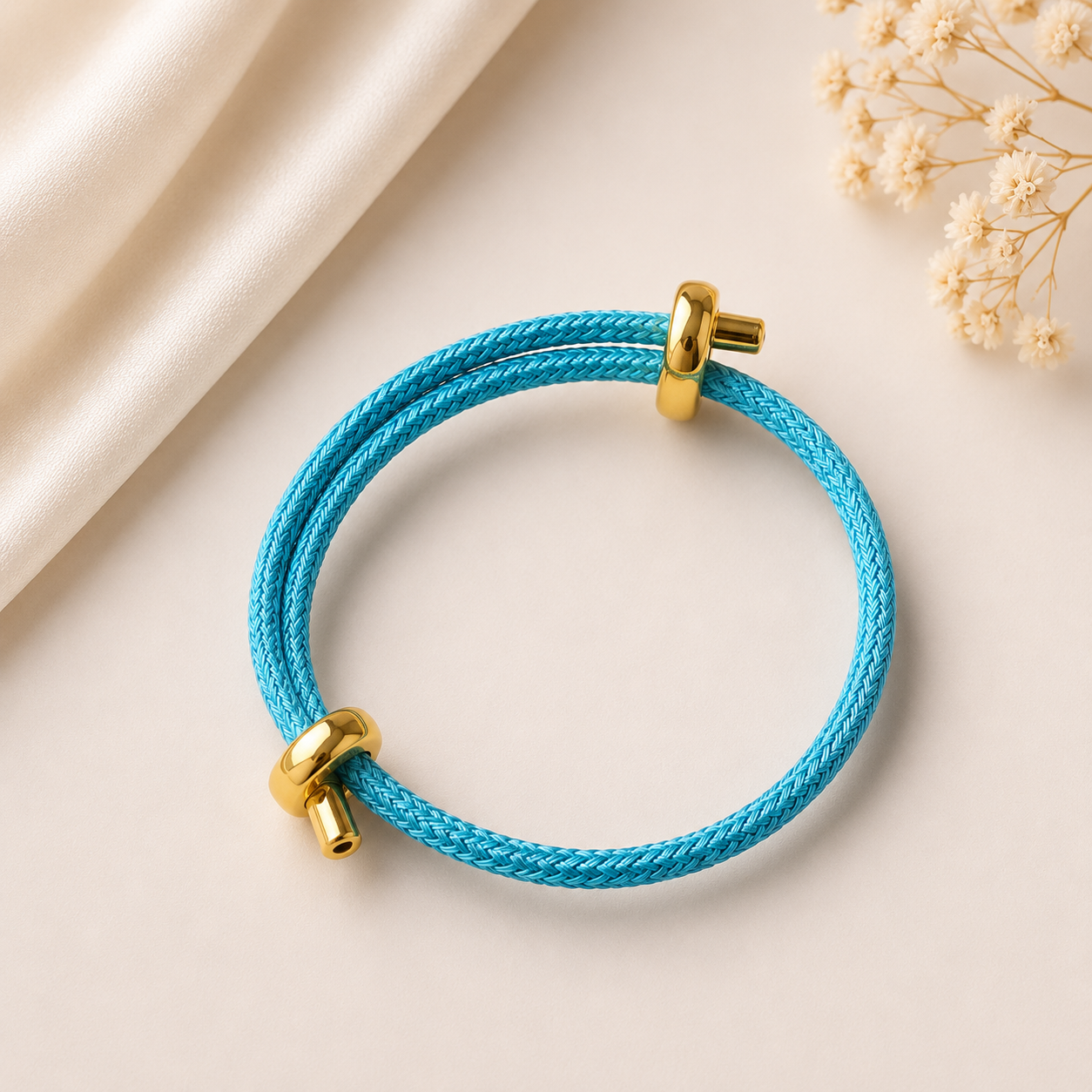 Wickelarmband Blau