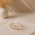 Armreif mit Baguette-Zirkonia